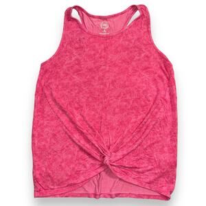 Wonder Nation Girls Tank Top T Shirt Sleeveless Twist Hem Pink Medium 7 8